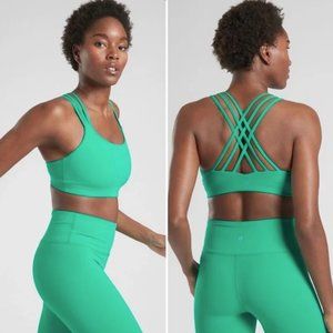 Athleta Hyper Focused Sports Bra in Teal